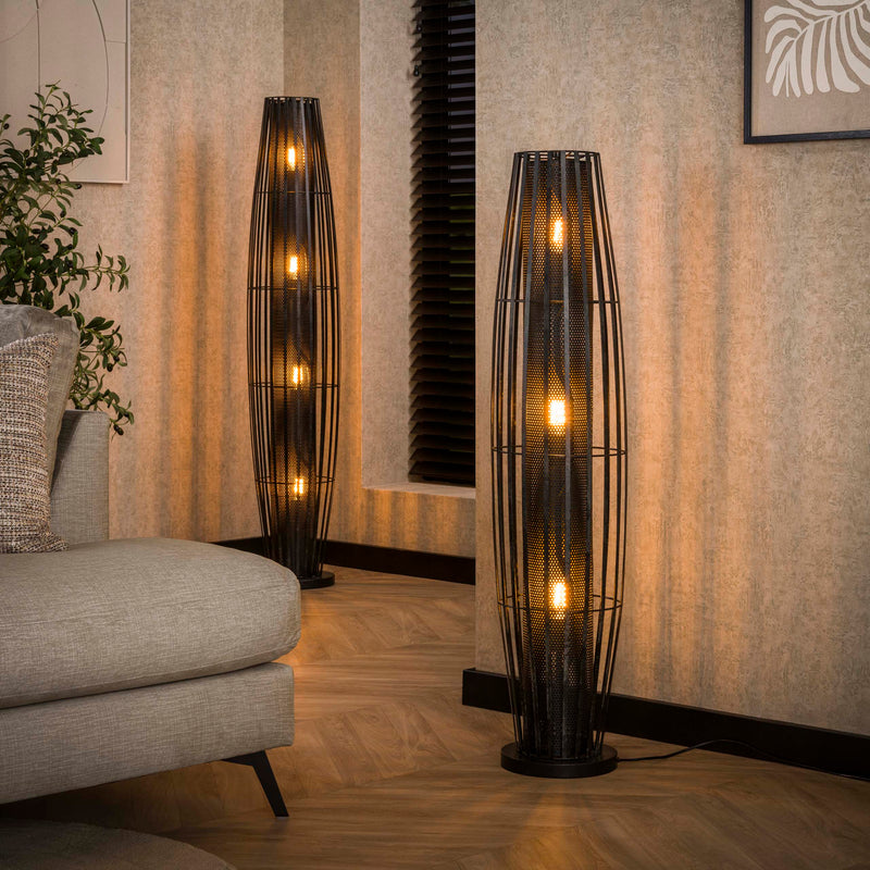 Vloerlamp Cylinder Mesh 4L 150