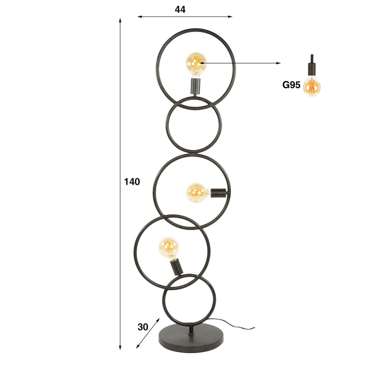 Vloerlamp Loop 3L