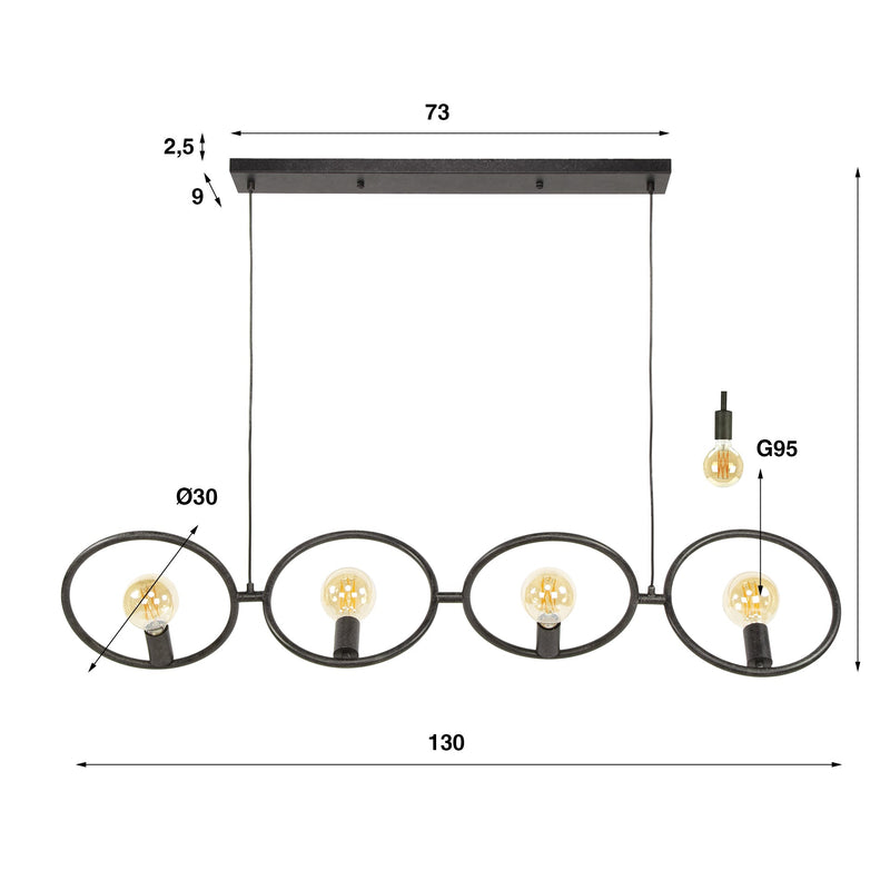 Hanglamp Loop 4L