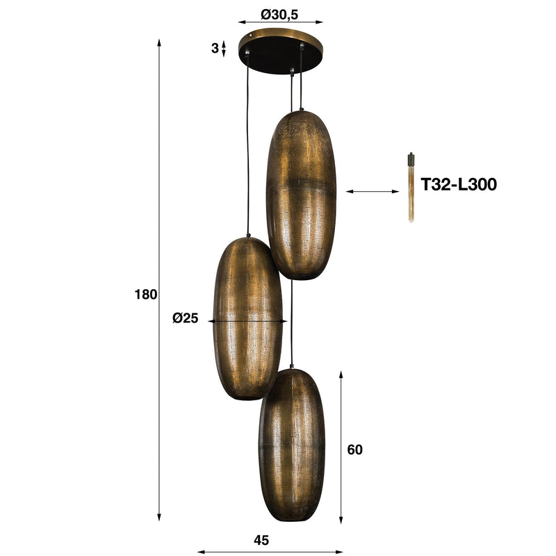 Hanglamp Cosmic 3L