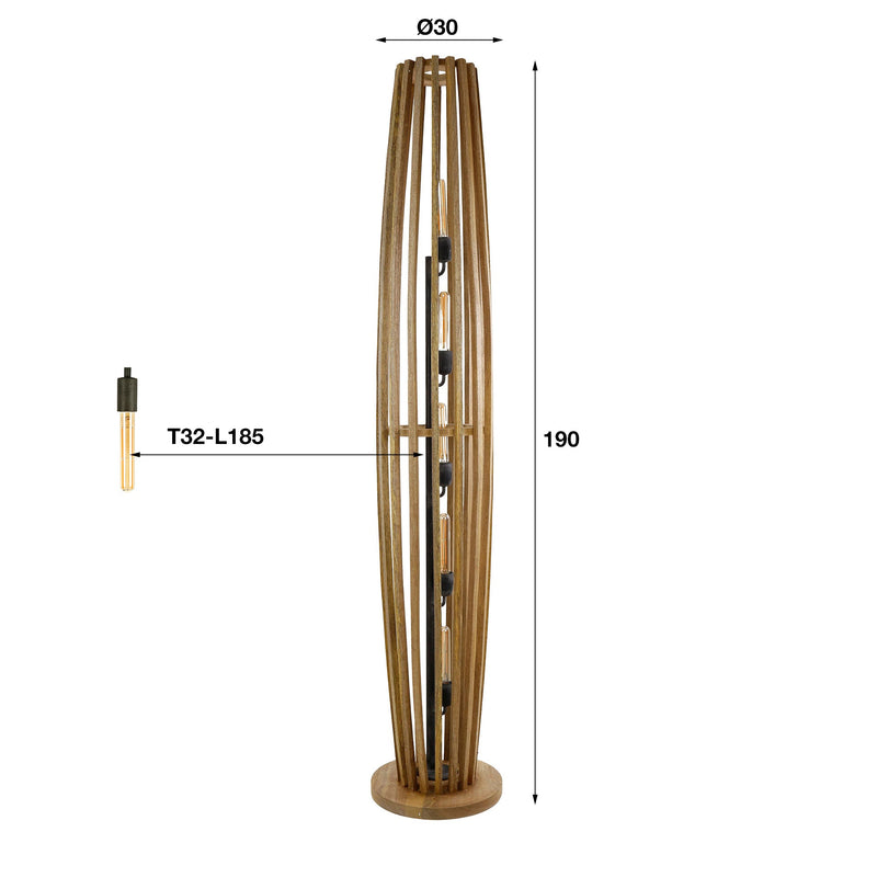 Vloerlamp Orbit 5L