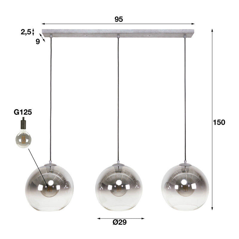 Hanglamp Bubble Shaded 3L