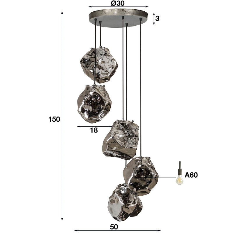 Hanglamp Rock 5L