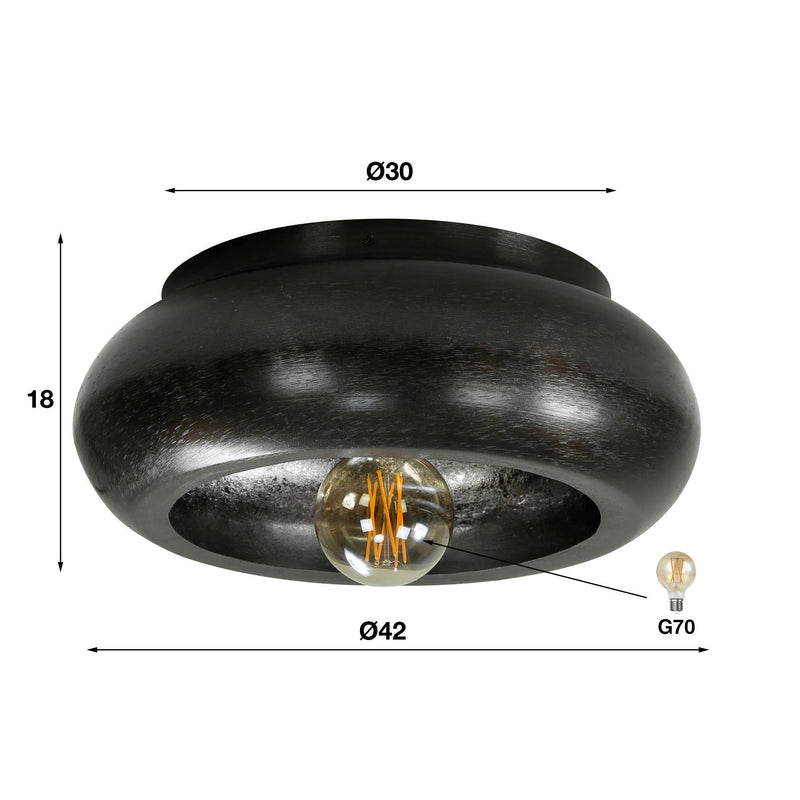 Plafondlamp Sky 1L Ø42