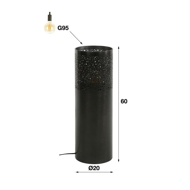 Vloerlamp Cylinder Glow 1L 60