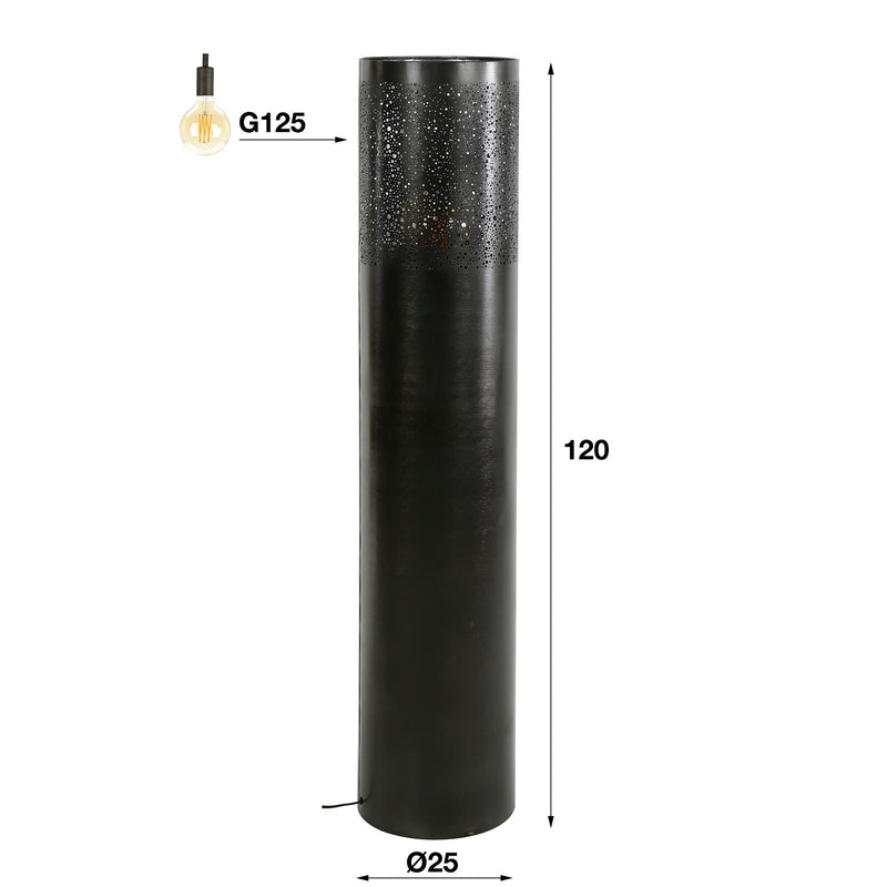 Vloerlamp Cylinder Glow 1L 120