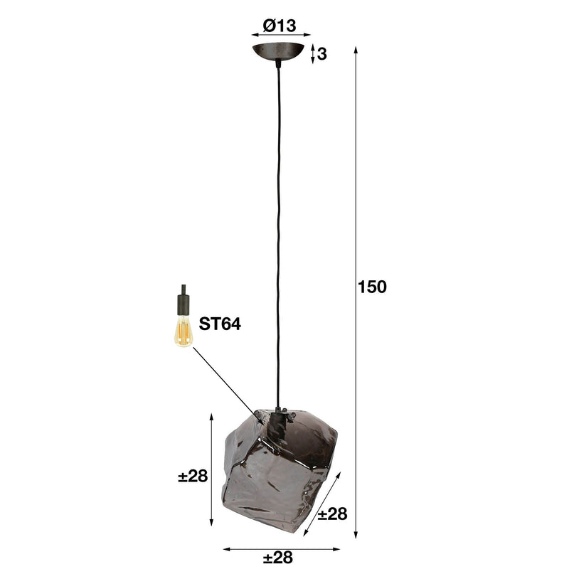 Hanglamp Rock 1L