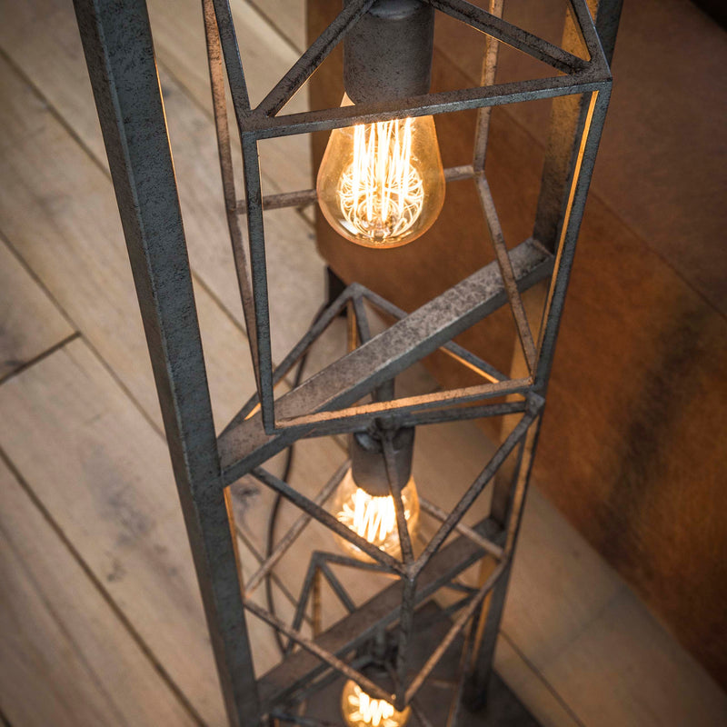 Vloerlamp Cubic Tower 4L