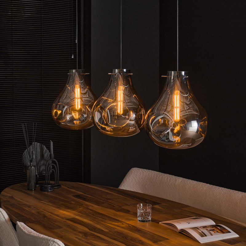 Hanglamp Dent Glass 3L