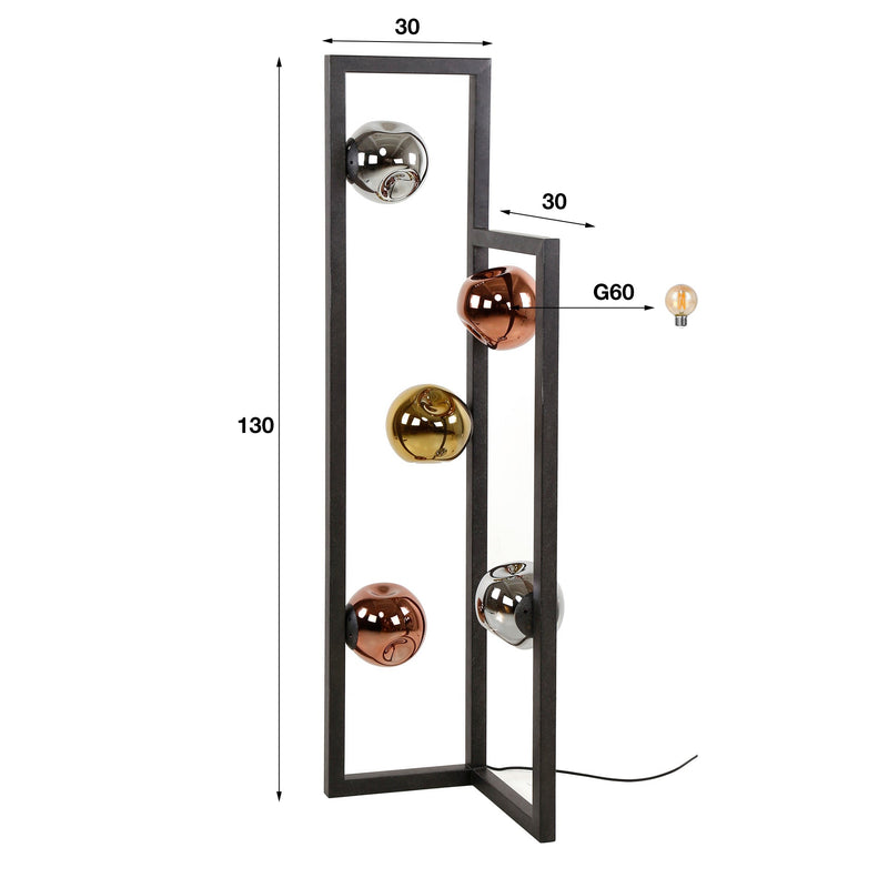 Vloerlamp Stellar 5L