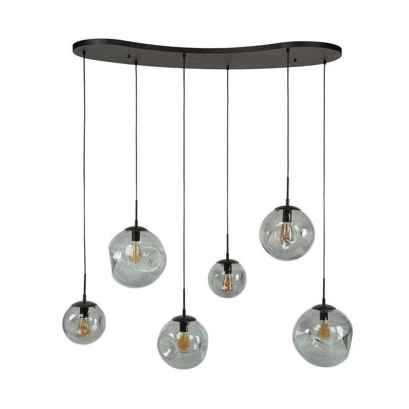 Hanglamp Stellar Black 6L