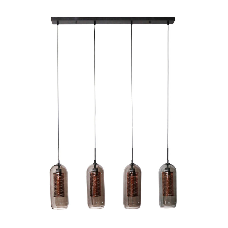 Hanglamp Smoke Mesh 4L