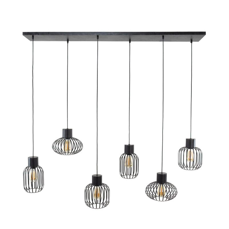 Hanglamp Mix Metal 3+3L