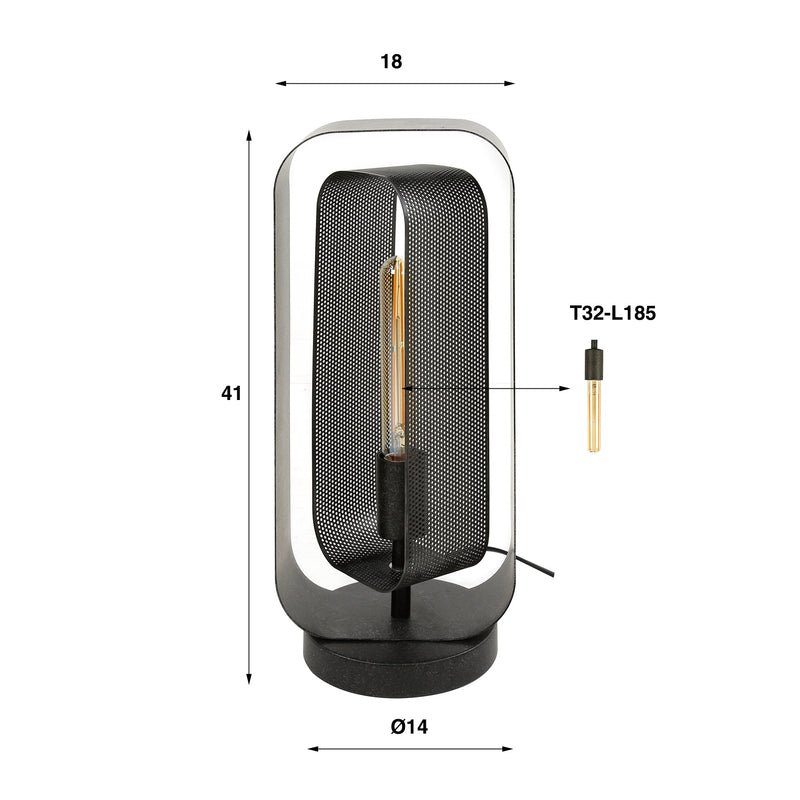 Tafellamp Mesh Rotate 1L