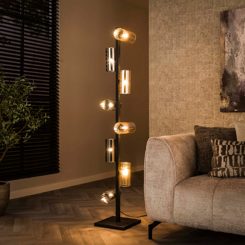 Vloerlamp Cylinder Glass 8L