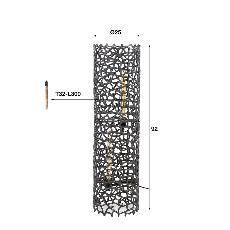 Vloerlamp Weaver L 2L