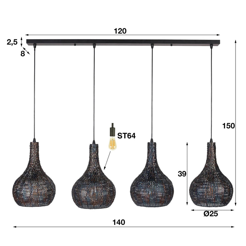 Hanglamp Armor Cone 4L