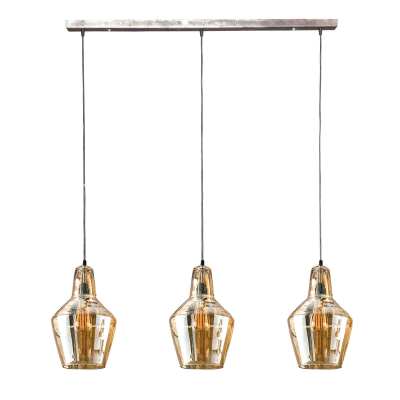 Hanglamp Glass Cone 3L
