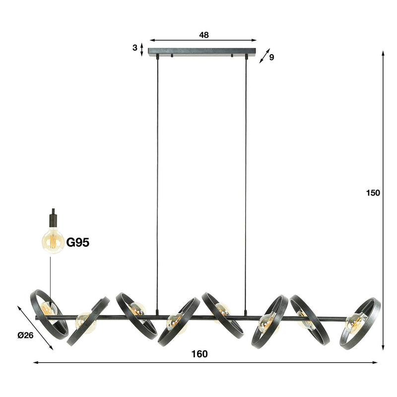 Hanglamp Hover 8L