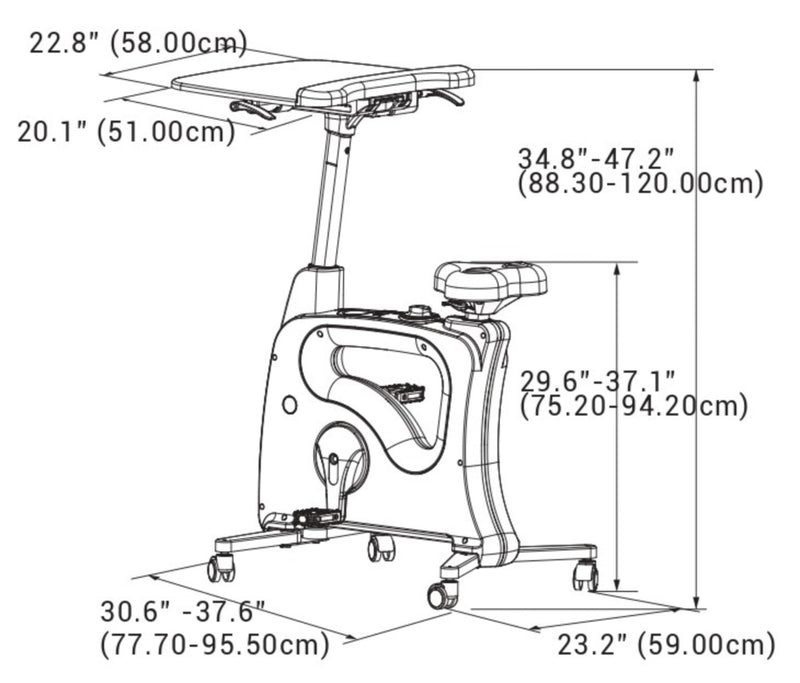 Bureaufiets Tournette deluxe