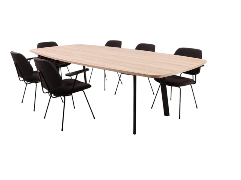 Vergadertafel Maya deens ovaal