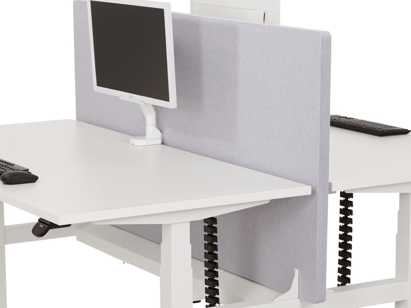 Akoestische scheidingswand Duo-bureau (geluiddempend)