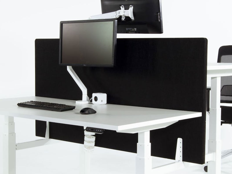Akoestische scheidingswand Duo-bureau (geluiddempend)