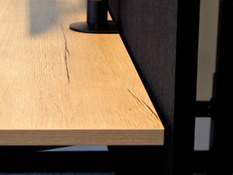 Akoestische scheidingswand Duo-bureau (geluiddempend)