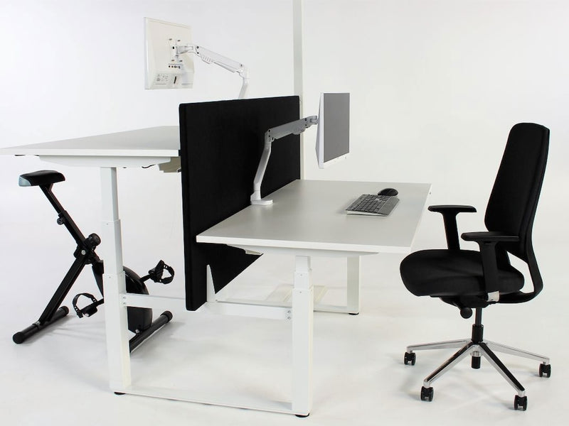 Akoestische scheidingswand Duo-bureau (geluiddempend)