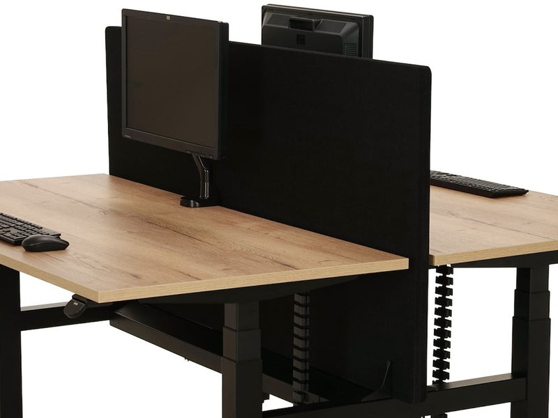 Akoestische scheidingswand Duo-bureau (geluiddempend)
