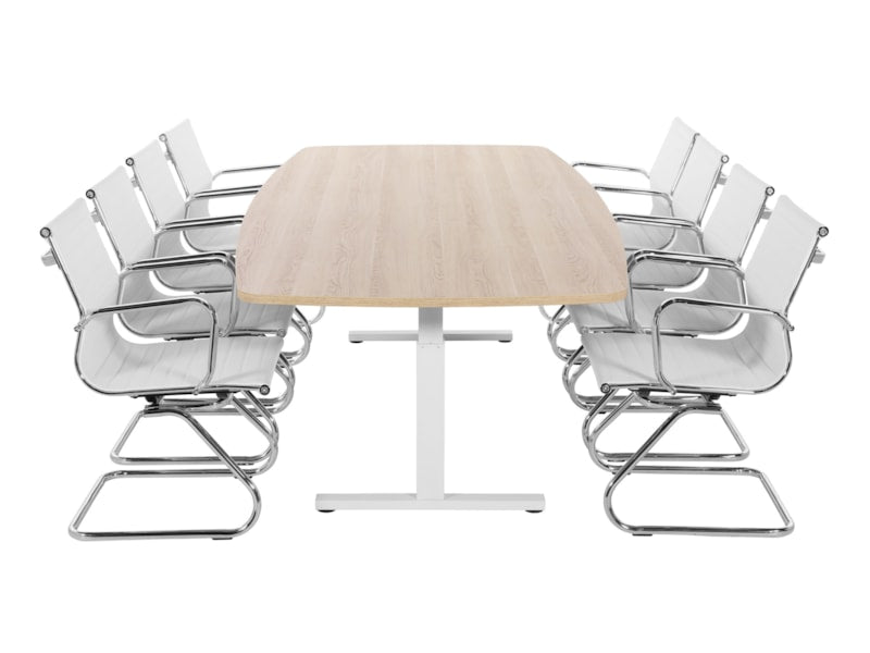Vergadertafel Tube deens ovaal