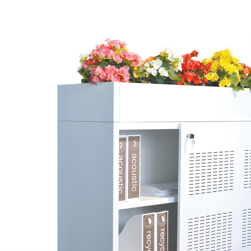 Plantenbak akoestische schuifdeurkast